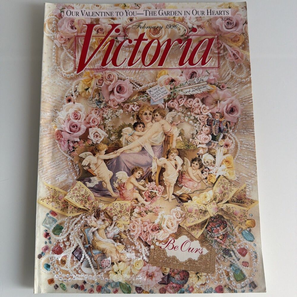 Victoria Magazine February 1996 Vol 10 No 2 Vintage Romantic Home Valentines